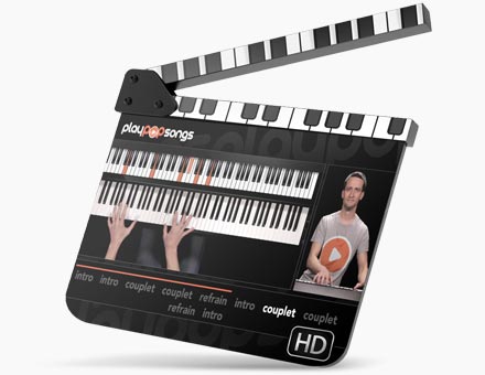 Vos cours de piano en vidéo HD